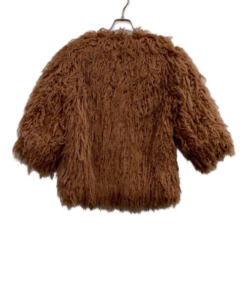 nano・universe（ナノ・ユニバース）nano・universe (ナノ・ユニバース) ファーコート ピンク サイズ:Ｍ 未使用品の古着・服飾アイテム