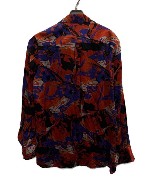 Necessity Sense（ネセシティー センス）Necessity Sense (ネセシティー センス) 総柄シャツ パープル×レッド サイズ:Mの古着・服飾アイテム
