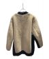 SCOTCH & SODA (スコッチアンドソーダ) ジップボアジャケット ベージュ サイズ:1：3500円
