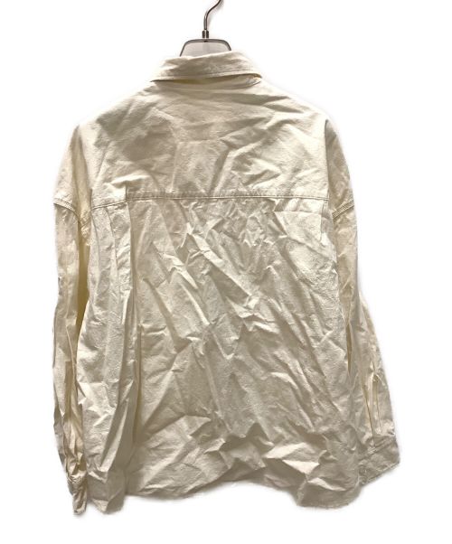 GALERIE VIE（ギャルリーヴィー）GALERIE VIE (ギャルリーヴィー) ウォールコットン ワイドアームシャツ ベージュ サイズ:Freeの古着・服飾アイテム