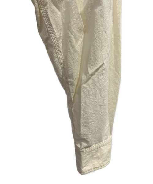 GALERIE VIE（ギャルリーヴィー）GALERIE VIE (ギャルリーヴィー) ウォールコットン ワイドアームシャツ ベージュ サイズ:Freeの古着・服飾アイテム