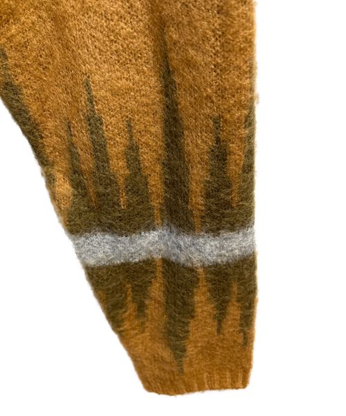 CAL O LINE（キャルオーライン）CAL O LINE (キャルオーライン) モヘアカーディガン ベージュ サイズ:Ｌの古着・服飾アイテム