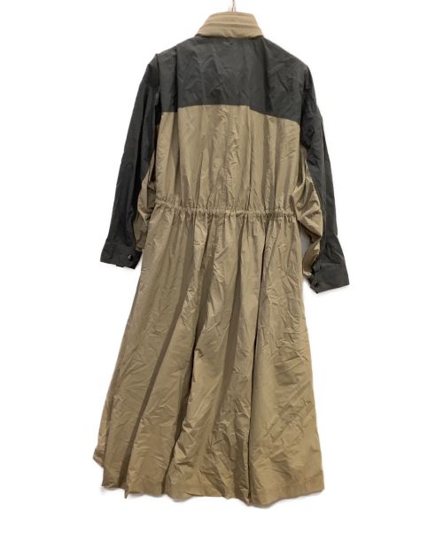 MICA&DEAL（マイカアンドディール）MICA&DEAL (マイカ＆ディール) Aラインフレアナイロンコート ベージュ サイズ:Freeの古着・服飾アイテム