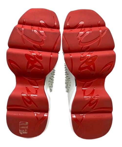 Christian Louboutin（クリスチャン・ルブタン）Christian Louboutin (クリスチャン・ルブタン) SPIKE SOCK DONNA FLAT NEOPRENE ホワイト サイズ:23の古着・服飾アイテム