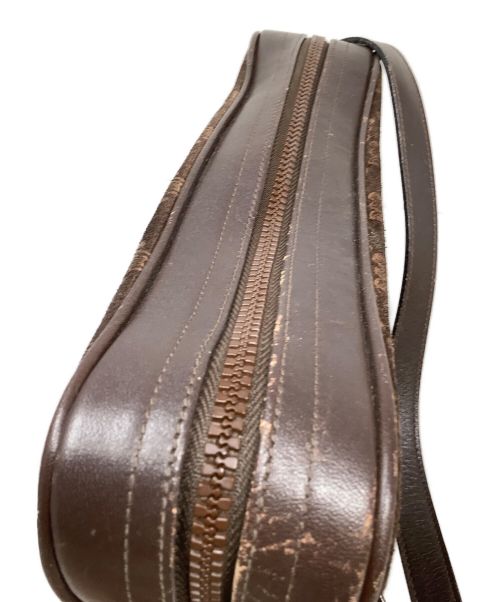 CELINE（セリーヌ）CELINE (セリーヌ) ショルダーバッグ　CELINE（セリーヌ）　マカダム ブラウンの古着・服飾アイテム