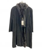 DELBAデルバ）の古着「カシゴラコートフォックストリム」｜ブラック