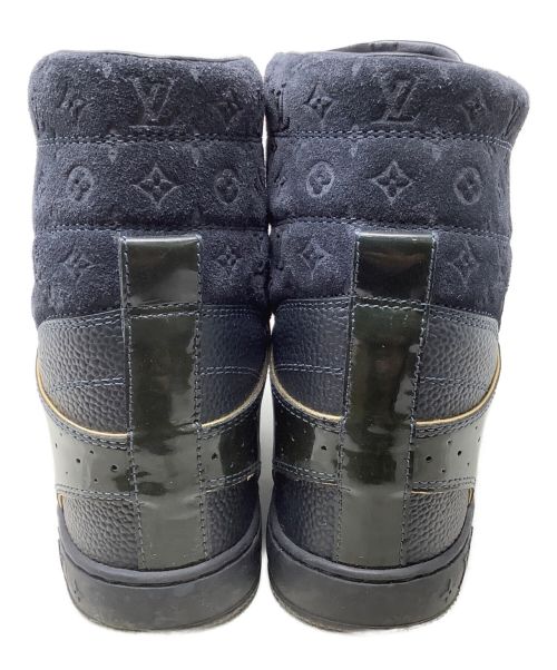 LOUIS VUITTON（ルイ ヴィトン）LOUIS VUITTON (ルイ ヴィトン) モノグラムスエード切替 ハイカット ネイビー サイズ:23.5の古着・服飾アイテム