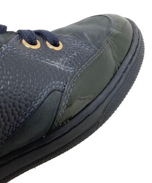 LOUIS VUITTON（ルイ ヴィトン）LOUIS VUITTON (ルイ ヴィトン) モノグラムスエード切替 ハイカット ネイビー サイズ:23.5の古着・服飾アイテム