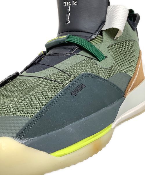 NIKE（ナイキ）NIKE (ナイキ) Travis Scott (トラヴィス スコット) ハイカットスニーカー カーキ サイズ:26.5の古着・服飾アイテム