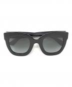 GUCCIグッチ）の古着「スクエアフレームサングラス」｜ブラック