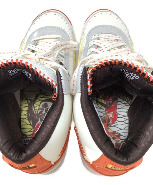 NIKE（ナイキ）NIKE (ナイキ) MAISON CHATEAU ROUGE (メゾンシャトールージュ) ミッドカットスニーカー ホワイト×イエロー サイズ:24 未使用品の古着・服飾アイテム