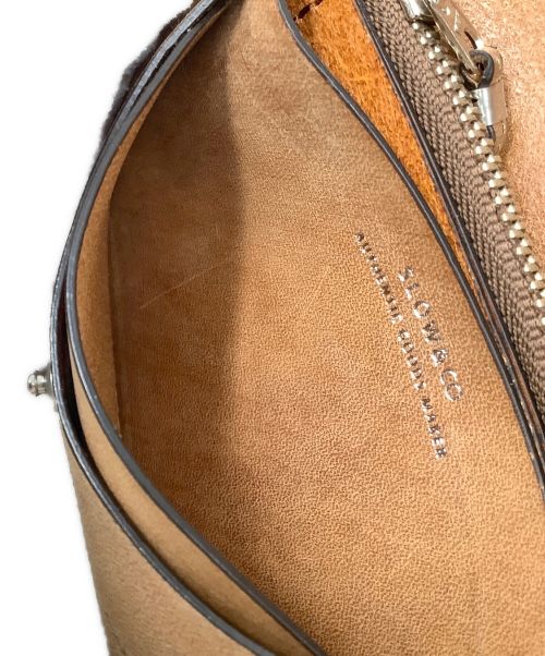 SLOW&CO（スロウアンドコー）SLOW&CO (スロウ) コインケース　SLOW&CO　イングラサット　SO7491-2 ブラウンの古着・服飾アイテム