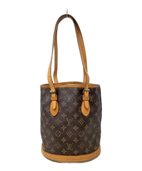 LOUIS VUITTON（ルイ ヴィトン）LOUIS VUITTON (ルイ ヴィトン) ショルダーバッグ LOUIS VUITTON（ルイヴィトン）　M42238　モノグラム　バケットPM ブラウンの古着・服飾アイテム
