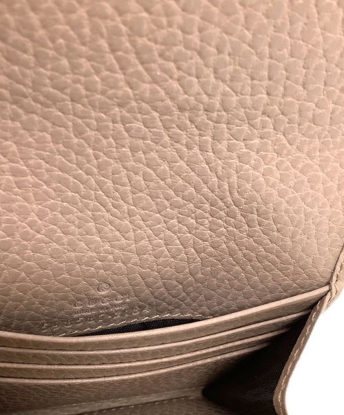 GUCCI（グッチ）GUCCI (グッチ) 2つ折り財布　GUCCI（グッチ）　598587　GGマーモント ブラウンの古着・服飾アイテム