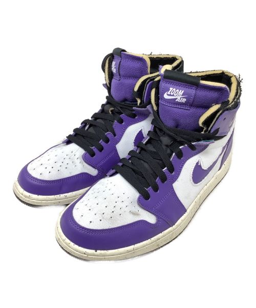 NIKE（ナイキ）NIKE (ナイキ) スニーカー ホワイト×パープル サイズ:27.5の古着・服飾アイテム