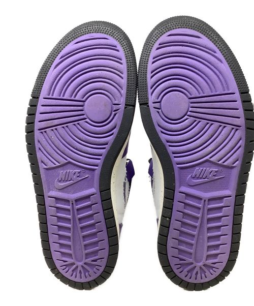 NIKE（ナイキ）NIKE (ナイキ) スニーカー ホワイト×パープル サイズ:27.5の古着・服飾アイテム