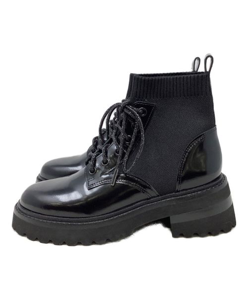 STACCATO（スタッカート）STACCATO (スタッカート) ショートブーツ ブラック サイズ:22.5の古着・服飾アイテム