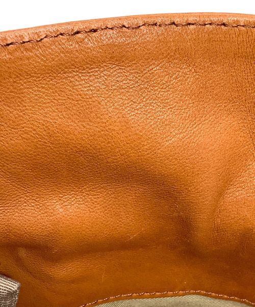 SLOW（スロウ）SLOW (スロウ) ホースレザーショルダーバッグ　SLOW（スロウ） ブラウンの古着・服飾アイテム