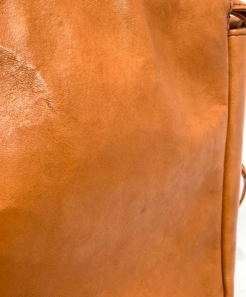 SLOW（スロウ）SLOW (スロウ) ホースレザーショルダーバッグ　SLOW（スロウ） ブラウンの古着・服飾アイテム