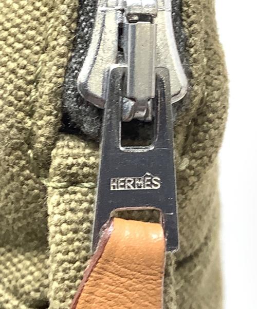 HERMES（エルメス）HERMES (エルメス) ボリードポーチ30　HERMES（エルメス） グリーンの古着・服飾アイテム