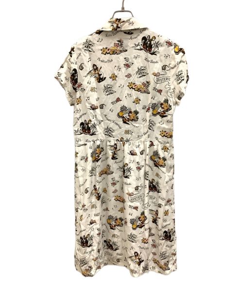 Hysteric Glamour（ヒステリックグラマー）Hysteric Glamour (ヒステリックグラマー) 半袖ワンピース ホワイト サイズ:Ｓの古着・服飾アイテム