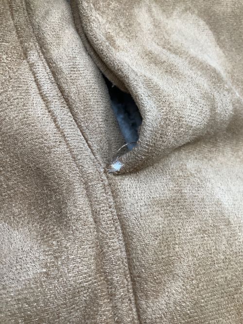 Hysteric Glamour（ヒステリックグラマー）Hysteric Glamour (ヒステリックグラマー) リバーシブルコート　Hysteric Glamour（ヒステリックグラマー） ブラウン×ホワイト サイズ:Freeの古着・服飾アイテム