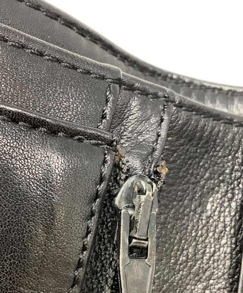 CHANEL（シャネル）CHANEL (シャネル) 3つ折り財布　CHANEL（シャネル）　キャビアスキン ブラックの古着・服飾アイテム