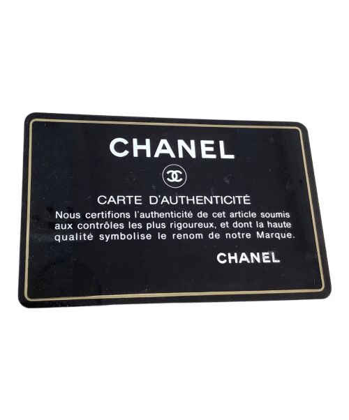 CHANEL（シャネル）CHANEL (シャネル) 3つ折り財布　CHANEL（シャネル）　キャビアスキン ブラックの古着・服飾アイテム