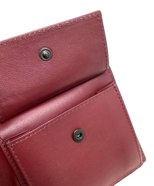 BOTTEGA VENETA（ボッテガベネタ）BOTTEGA VENETA (ボッテガベネタ) 2つ折り財布　BOTTEGA VENETA（ボッテガベネタ） レッドの古着・服飾アイテム
