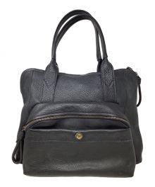 genten（ゲンテン）の古着「レザートートバッグ　genten（ゲンテン）　アッティーボ　」｜ブラック