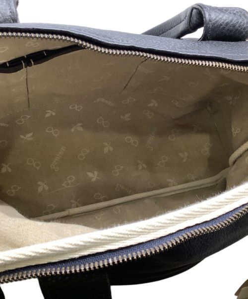 genten（ゲンテン）genten (ゲンテン) レザートートバッグ　genten（ゲンテン）　アッティーボ　 ブラックの古着・服飾アイテム