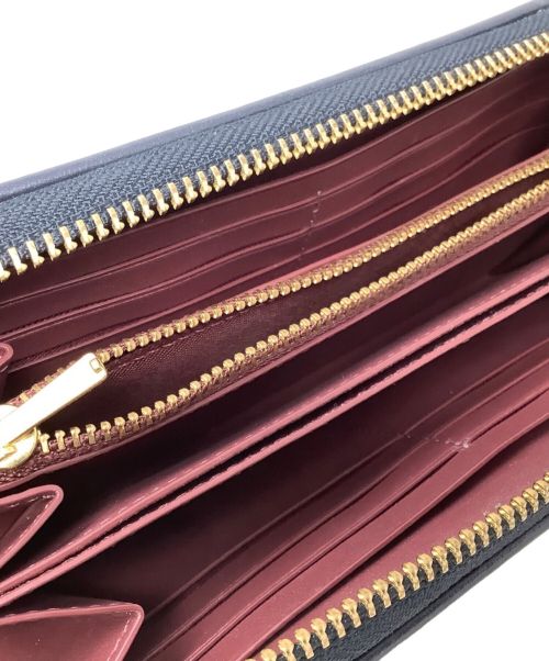 COACH（コーチ）COACH (コーチ) アコーディオン ジップ ウォレット　COACH（コーチ）　CJ949 インディゴの古着・服飾アイテム