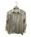 ）の古着「ビッグシルエット柄シャツ　FRAY ID（フレイ アイディー）FWFB211015」｜ベージュ