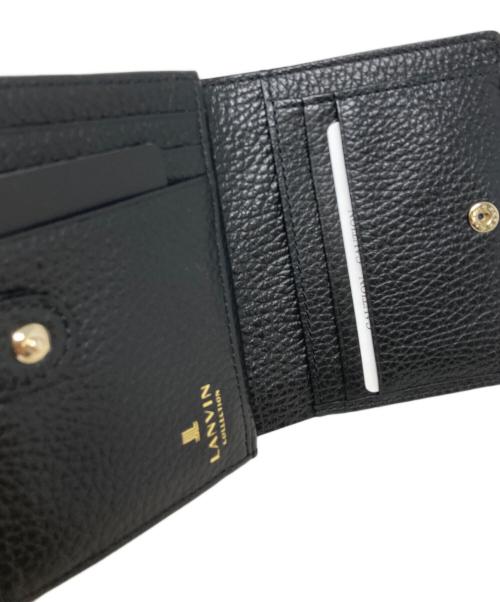 LANVIN COLLECTION（ランバンコレクション）LANVIN COLLECTION (ランバンコレクション) 2つ折り財布　LANVIN COLLECTION　LC6800 ブラックの古着・服飾アイテム
