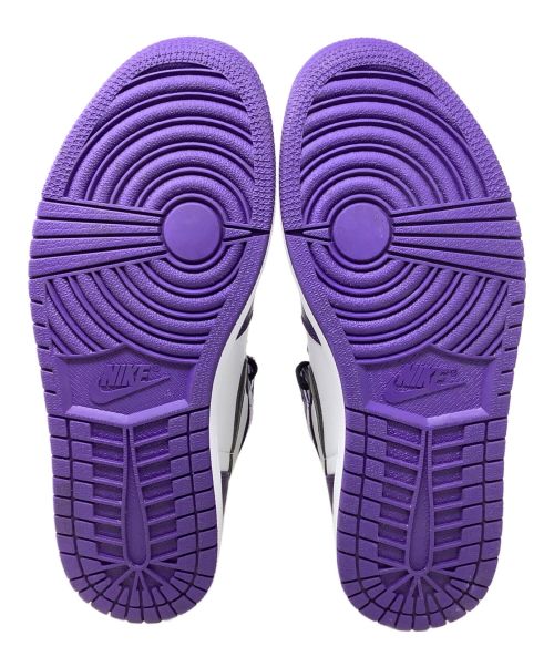 NIKE（ナイキ）NIKE (ナイキ) ハイカットスニーカー　NIKE（ナイキ）　Air Jordan 1 Retro High OG　555088-500　 パープル×ホワイト サイズ:28.5の古着・服飾アイテム