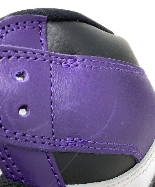 NIKE（ナイキ）NIKE (ナイキ) ハイカットスニーカー　NIKE（ナイキ）　Air Jordan 1 Retro High OG　555088-500　 パープル×ホワイト サイズ:28.5の古着・服飾アイテム