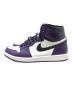 NIKE (ナイキ) ハイカットスニーカー　NIKE（ナイキ）　Air Jordan 1 Retro High OG　555088-500　 パープル×ホワイト サイズ:28.5：16000円