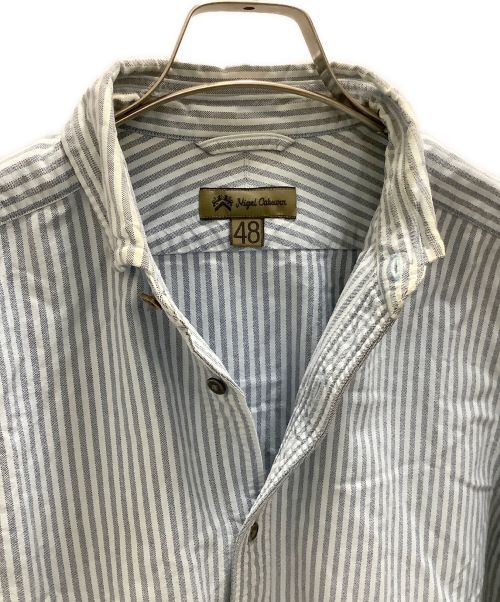 NIGEL CABOURN（ナイジェルケーボン）NIGEL CABOURN (ナイジェルケーボン) 長袖シャツ NIGEL CABOURN（ナイジェルケーボン）8010010003 ブルー サイズ:SIZE 48の古着・服飾アイテム