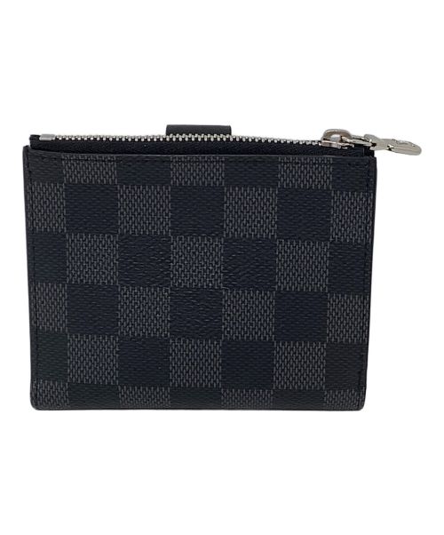 LOUIS VUITTON（ルイ ヴィトン）LOUIS VUITTON (ルイ ヴィトン) 2つ折り財布　LOUIS VUITTON（ルイヴィトン）　N64038　ダミエ・グラフィット ブラックの古着・服飾アイテム