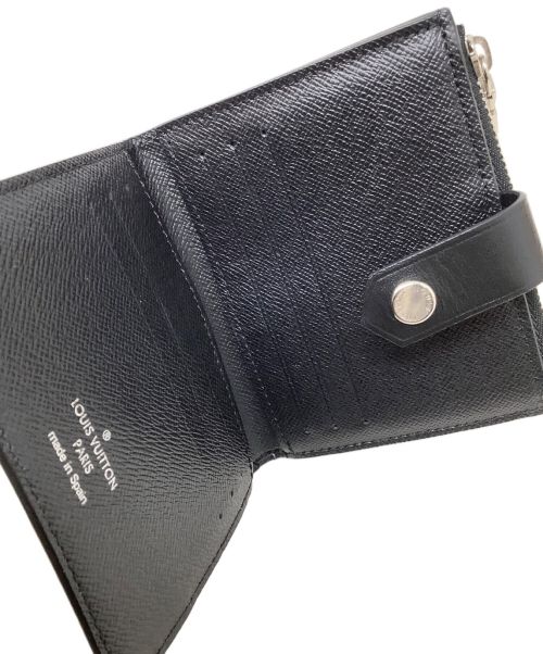LOUIS VUITTON（ルイ ヴィトン）LOUIS VUITTON (ルイ ヴィトン) 2つ折り財布　LOUIS VUITTON（ルイヴィトン）　N64038　ダミエ・グラフィット ブラックの古着・服飾アイテム