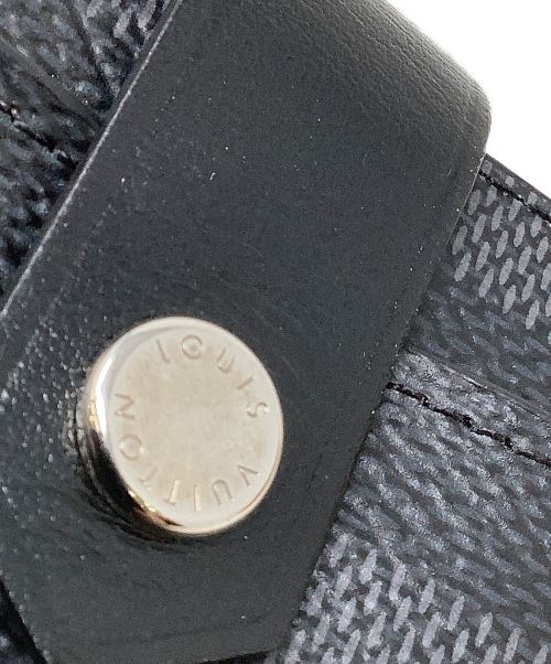 LOUIS VUITTON（ルイ ヴィトン）LOUIS VUITTON (ルイ ヴィトン) 2つ折り財布　LOUIS VUITTON（ルイヴィトン）　N64038　ダミエ・グラフィット ブラックの古着・服飾アイテム