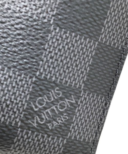 LOUIS VUITTON（ルイ ヴィトン）LOUIS VUITTON (ルイ ヴィトン) 2つ折り財布　LOUIS VUITTON（ルイヴィトン）　N64038　ダミエ・グラフィット ブラックの古着・服飾アイテム