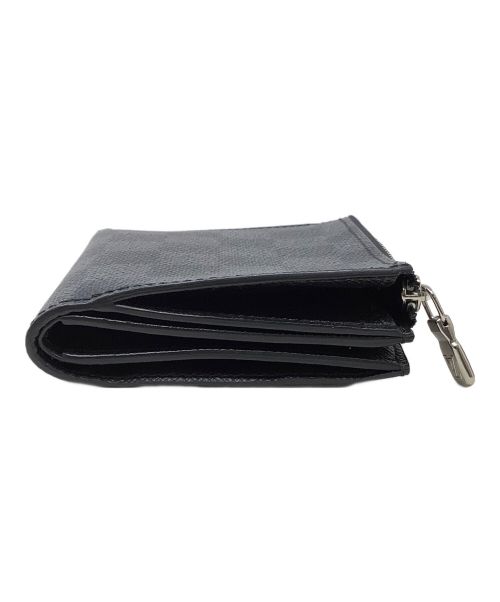 LOUIS VUITTON（ルイ ヴィトン）LOUIS VUITTON (ルイ ヴィトン) 2つ折り財布　LOUIS VUITTON（ルイヴィトン）　N64038　ダミエ・グラフィット ブラックの古着・服飾アイテム