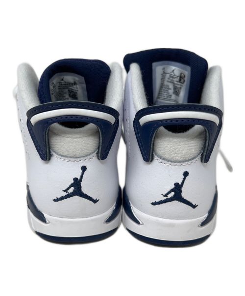 NIKE（ナイキ）NIKE (ナイキ) スニーカー NIKE(ナイキ) Jordan 6 Retro 384667-141 キッズ ホワイト×ブルー サイズ:15cmの古着・服飾アイテム