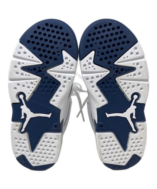 NIKE（ナイキ）NIKE (ナイキ) スニーカー NIKE(ナイキ) Jordan 6 Retro 384667-141 キッズ ホワイト×ブルー サイズ:15cmの古着・服飾アイテム