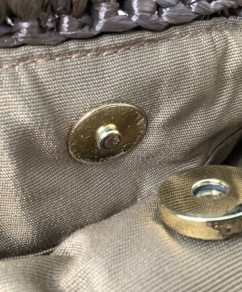 CAROLINA SANTO DOMINGO（カロリーナ・サント・ドミンゴ）CAROLINA SANTO DOMINGO (カロリーナ・サント・ドミンゴ) 2WAYバッグ　carolina santo domingo（カロリーナ・サント・ドミンゴ） ブラウンの古着・服飾アイテム