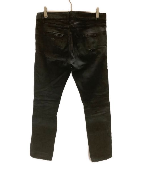 Saint Laurent Paris（サンローランパリ）Saint Laurent Paris (サンローランパリ) デストロイ加工クラッシュスキニーデニムパンツ　Saint Laurent Paris　391659 Y536L ブラック サイズ:Mの古着・服飾アイテム