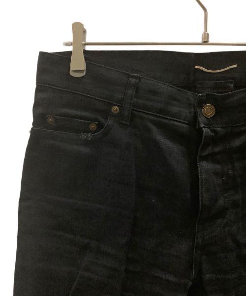 Saint Laurent Paris（サンローランパリ）Saint Laurent Paris (サンローランパリ) デストロイ加工クラッシュスキニーデニムパンツ　Saint Laurent Paris　391659 Y536L ブラック サイズ:Mの古着・服飾アイテム