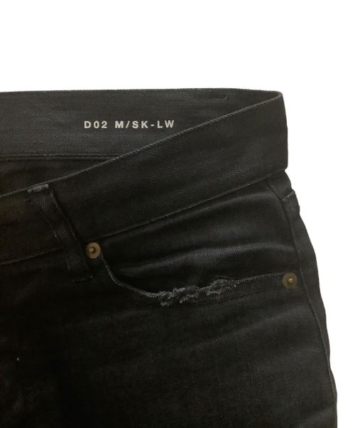 Saint Laurent Paris（サンローランパリ）Saint Laurent Paris (サンローランパリ) デストロイ加工クラッシュスキニーデニムパンツ　Saint Laurent Paris　391659 Y536L ブラック サイズ:Mの古着・服飾アイテム