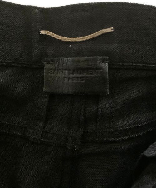 Saint Laurent Paris（サンローランパリ）Saint Laurent Paris (サンローランパリ) デストロイ加工クラッシュスキニーデニムパンツ　Saint Laurent Paris　391659 Y536L ブラック サイズ:Mの古着・服飾アイテム